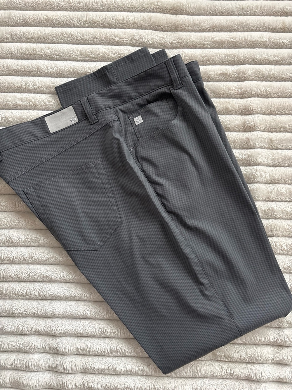 Peter Millar EB 51 Men’s Luxury Sateen Five-Pocket Pants 40x32 Iron Casual